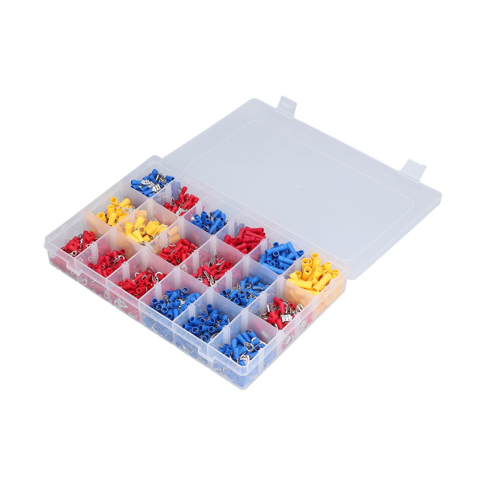 1200 Pcs Electrical Terminals Kit Quick Disconnect Insulated Wire Electrical Connectors for