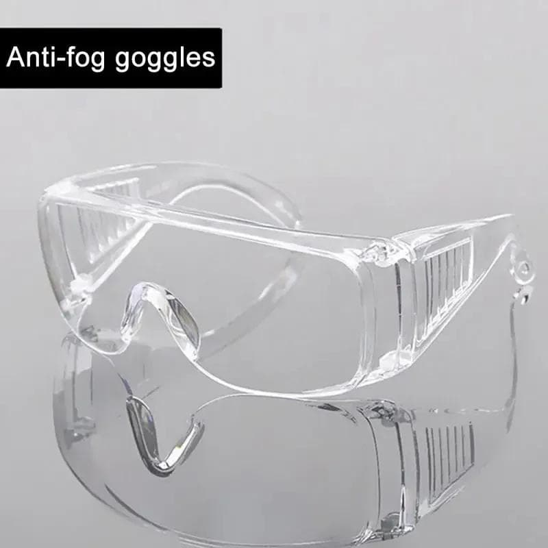 1PCS Clear Safety Goggles Anti-Fog Protective Glasses Dustproof Splash Proof for Work Lab DIY