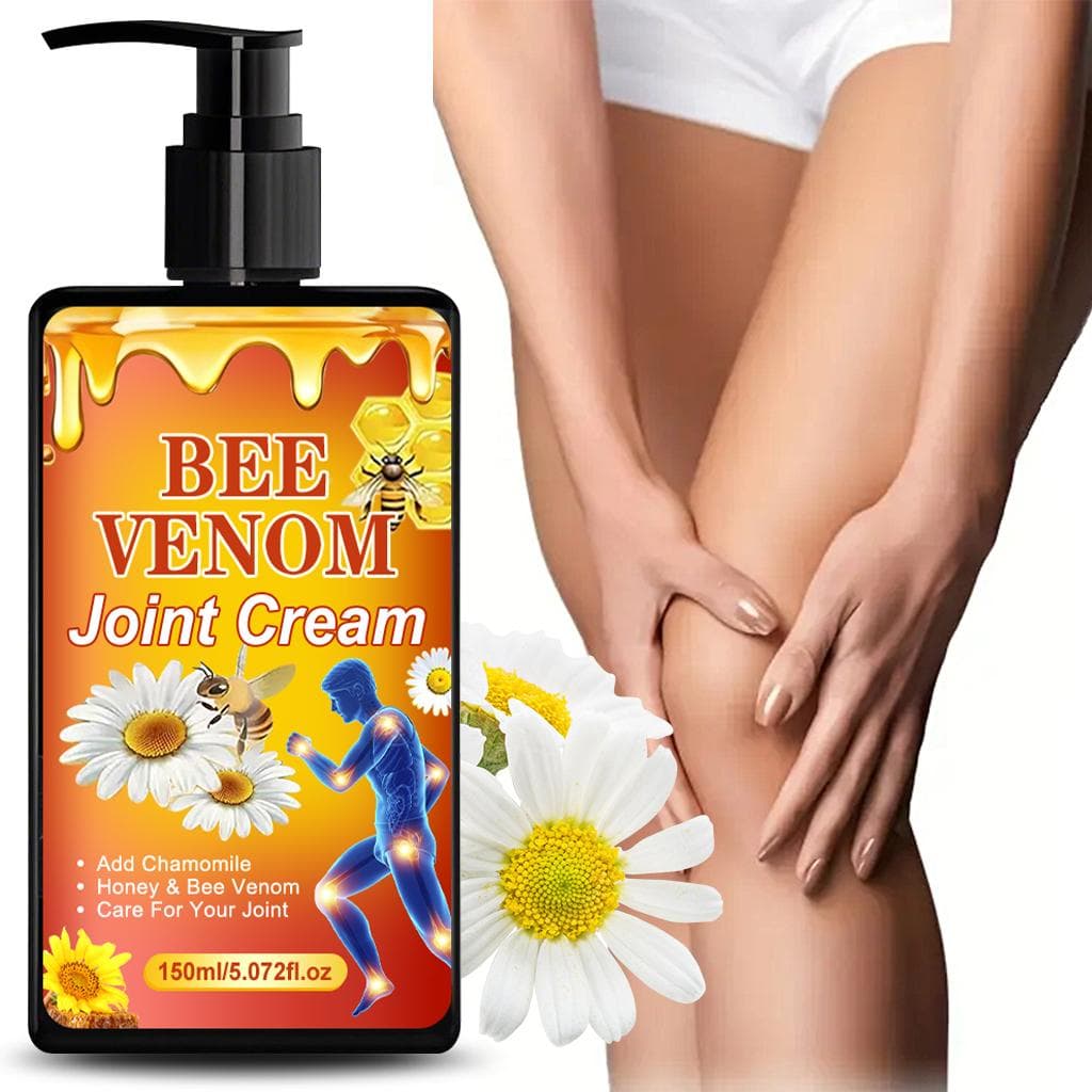Bee Venom Joint Cream - Hydrated and Light Body Skin,Moisturize and Care For Skin & Joints - Suitable For Elbow,Shoulder,Knee Skin,150ml