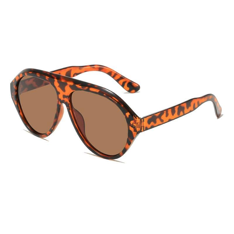 New Vintage Pilot Sunglasses Round Sun Glasses for Women Men Circular Eyewear Oculos De Sol Unisex Retro Eyeglasses MULTI