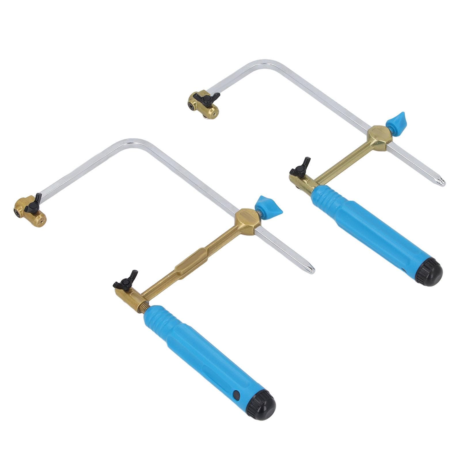 Coping Saw 70mm + 100mm Multifunctional Woodworking Craft Wire Saw with 8 Blades for Construction