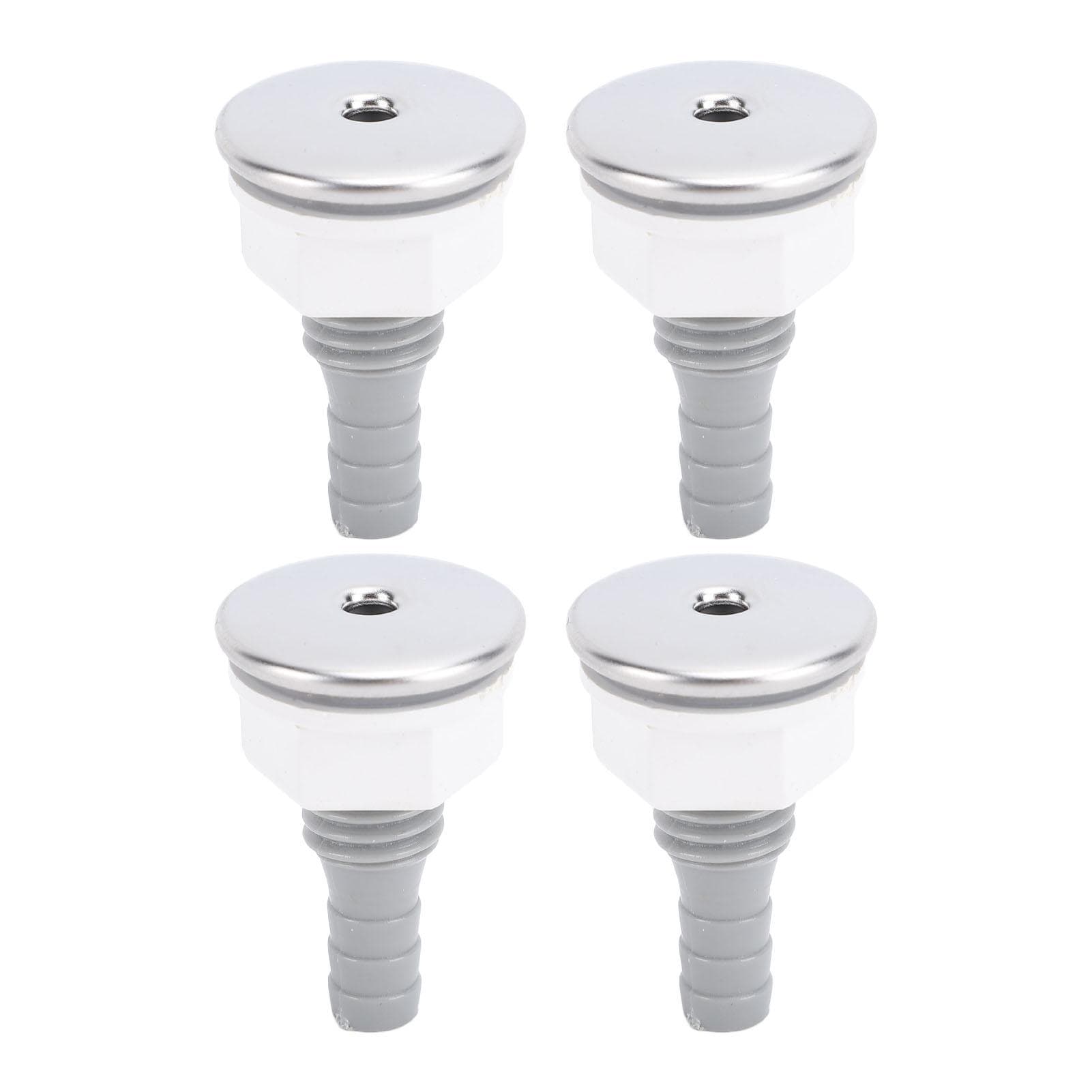 4pcs Bathtub Air Bubble Jet Nozzle PVC SPA Bathtub Straight Bubble Nozzle for Pool Accessory