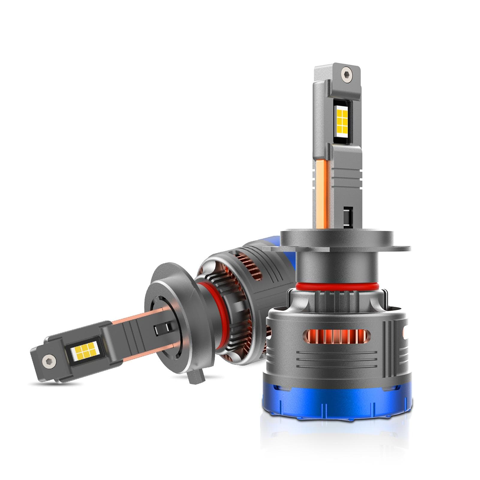 9006/HB4 LED Headlight Bulbs IP68 Waterproof Car LED Headlight Bulbs 6000K 600W 80000LM Bright LED H7 blue