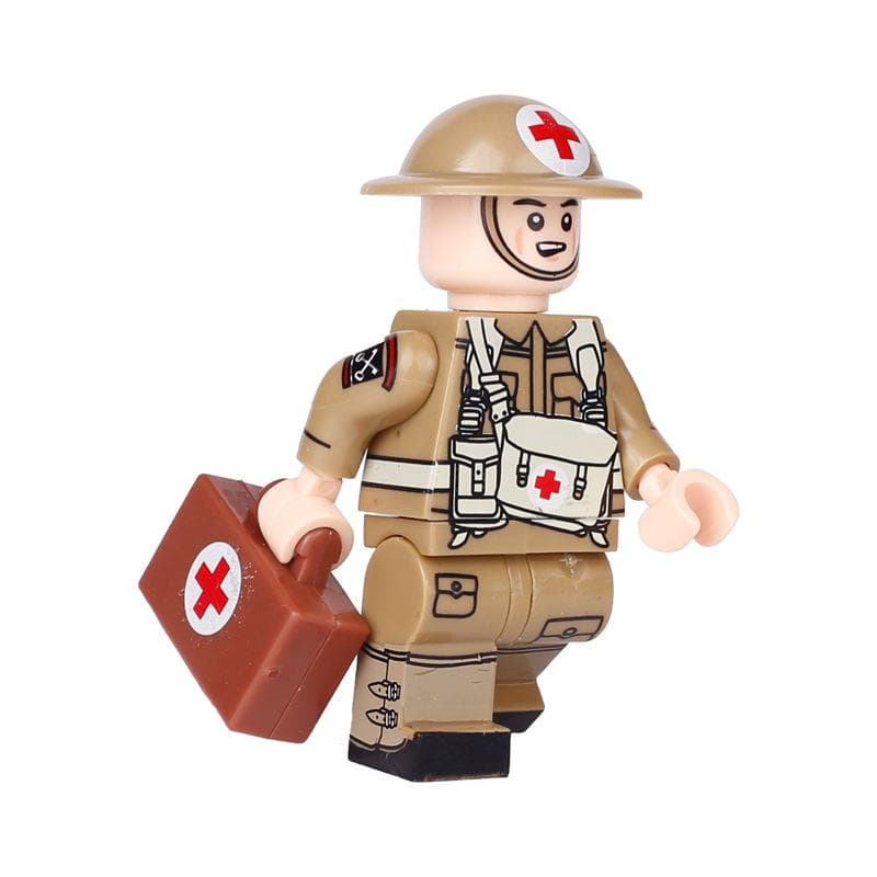 World War II Military Series British Soldier Character Building Block Toys