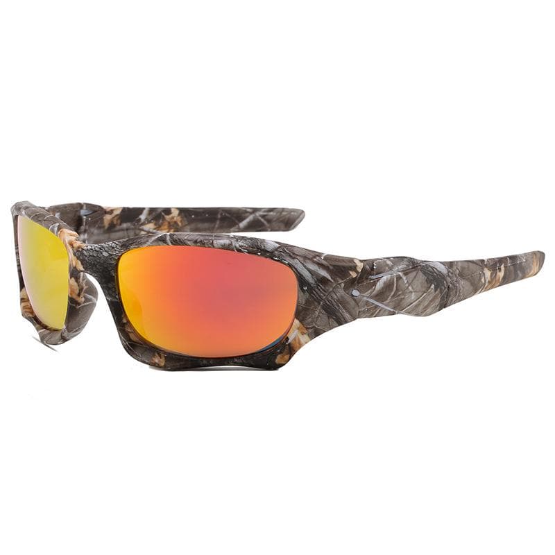 Men's Polarized Tactical Windproof Sunglasses - Military Green, Sports Style Non-Polarized