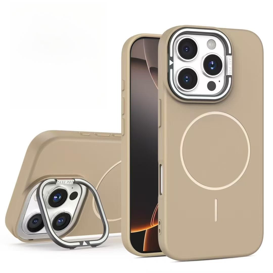 Applicable To Apple 16promax Lens Bracket Thin Circle Magnetic Suction Case IPhone 15 Macaron 13 Skin Feeling Protective Cover Apple 16Plus