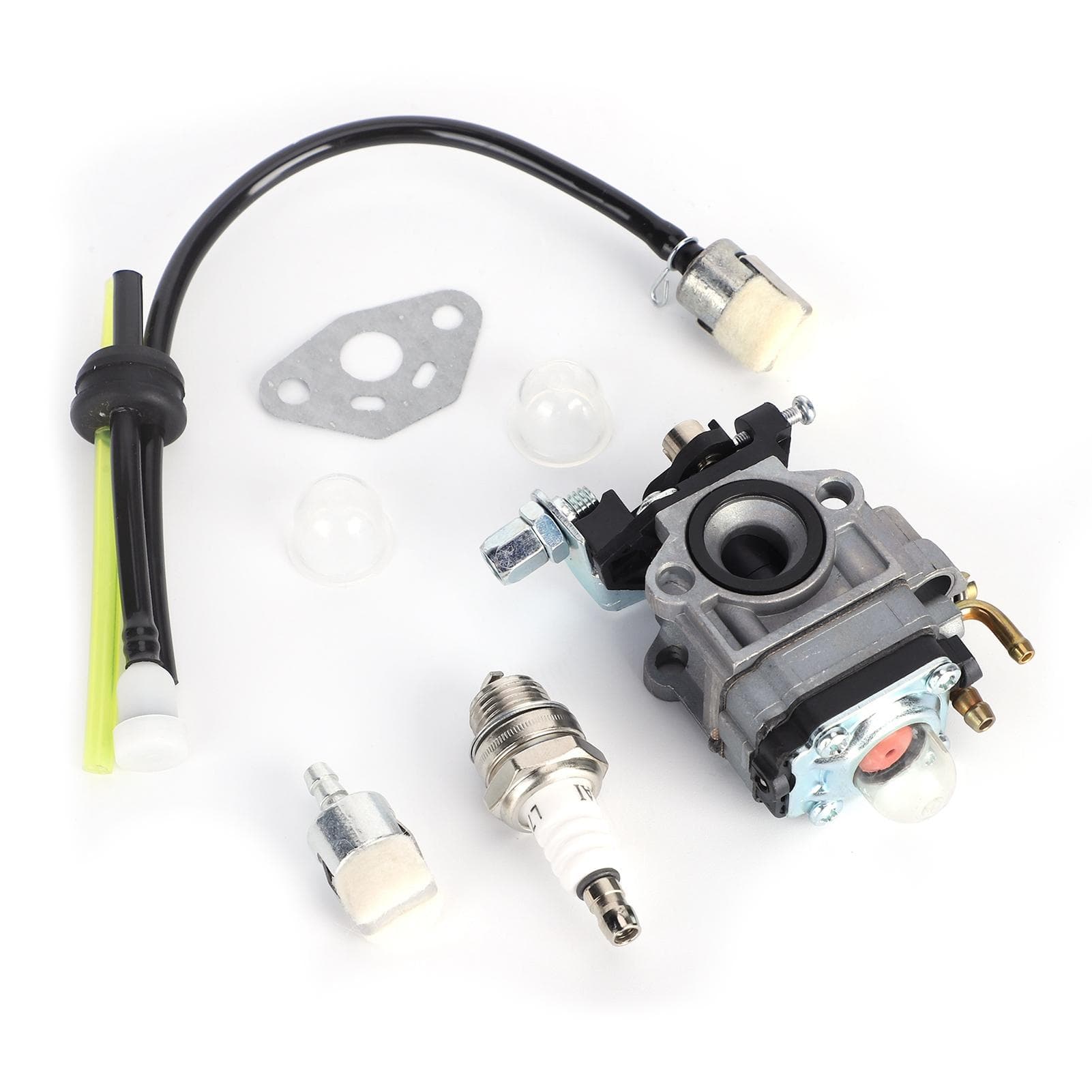 Carburetor Fuel Filter Spark Plug Primer Bulb Fuel Pipe Assembly for WT WYJ?138 WYK?186 Trimmer