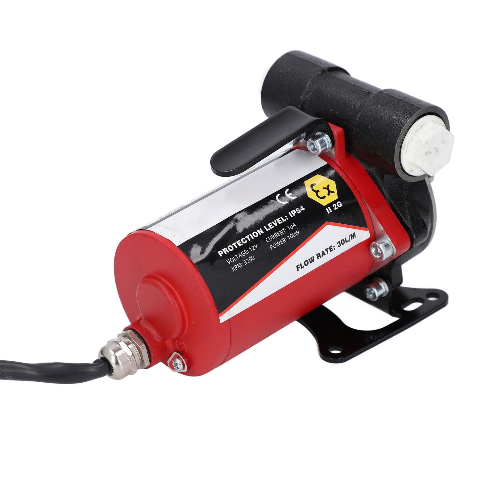 12V Gasoline Pump Explosion Proof Quiet Self Priming Oil Transfer Pump with Switch for Diesel