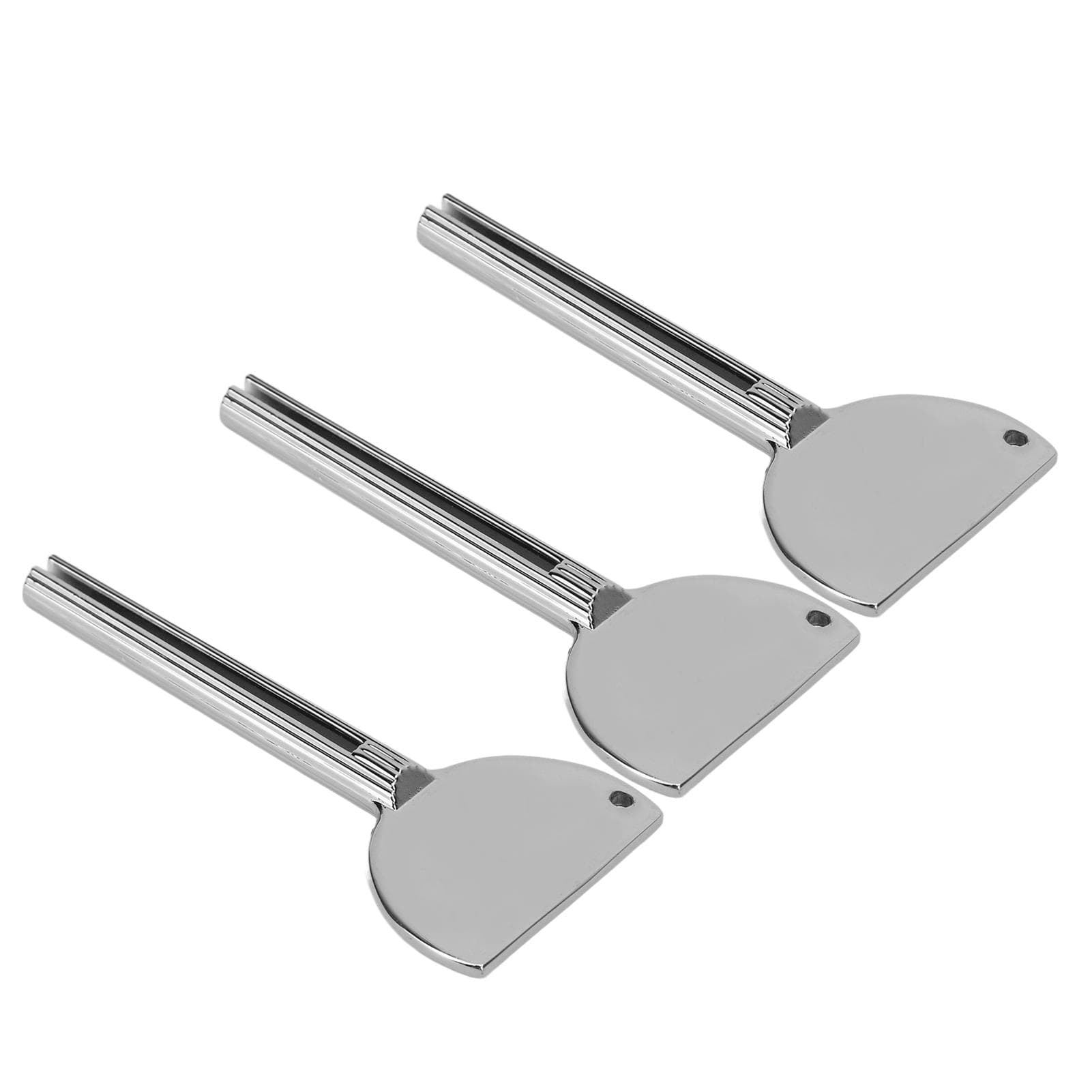 3Pcs Key Squeezer Stainless Steel Semi Circular Squeeze Hair Paste Toothpaste Dye Paste Tube Roller