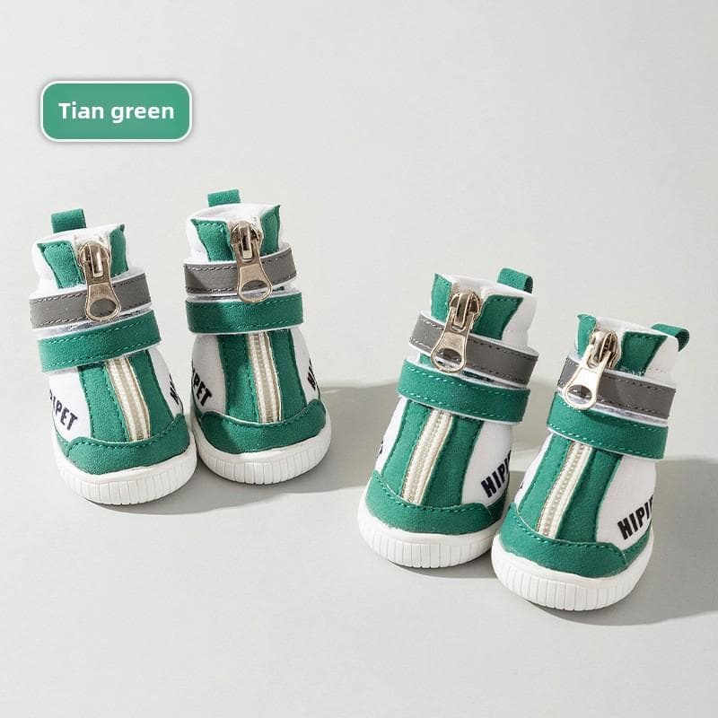 Dog Autumn and Winter Thickened Warm Non-slip Wear-resistant Tide Fun Sports Shoes Northeast Snow Boots Dog Shoes Pet Shoes No. 5