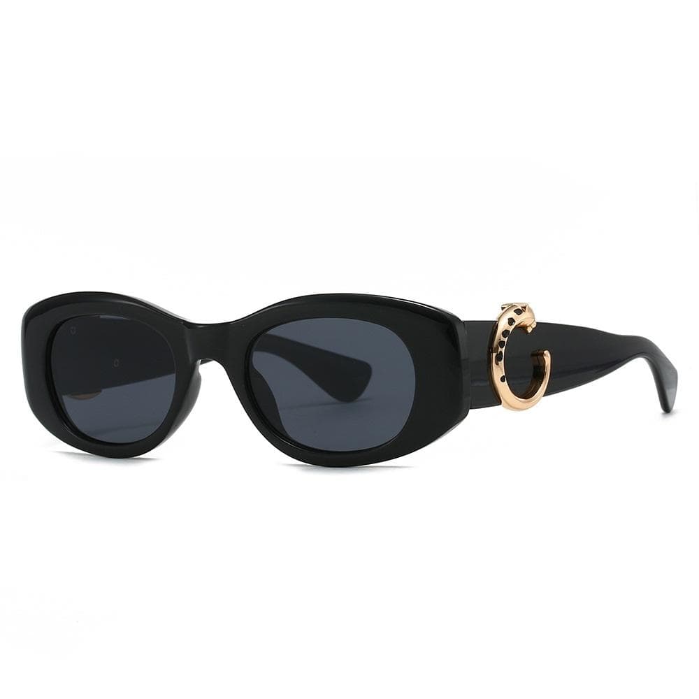 Fashion Square Sunglasses Men Women Vintage Black Frame Classic Retro UV400 Protection Luxury Brand Shades