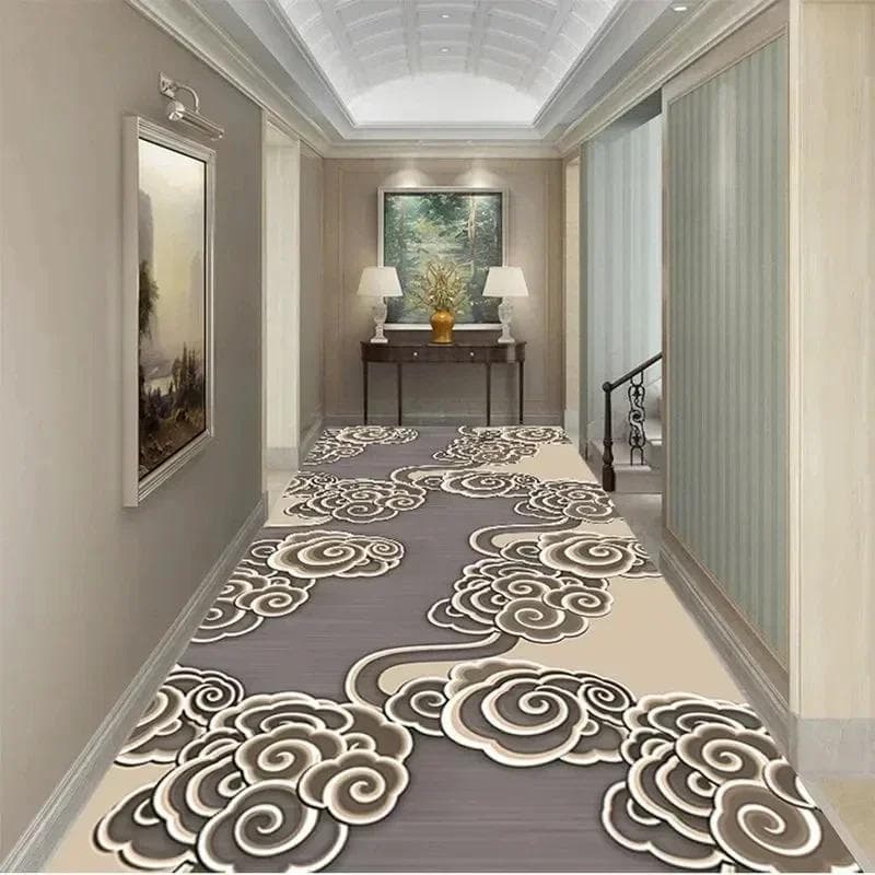 Modern Runner Long Corridor Carpets for Hallway Decoration Home Floor Mats Luxury Lobby Aisle Entryway Decor Area Rug Washable 80x120cm