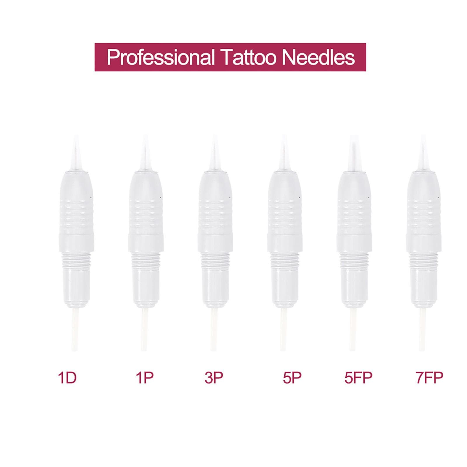 6pcs Permanent Makeup Cartridge Needles 1P1D3P5P5PF7PF for Digital Makeup Machine