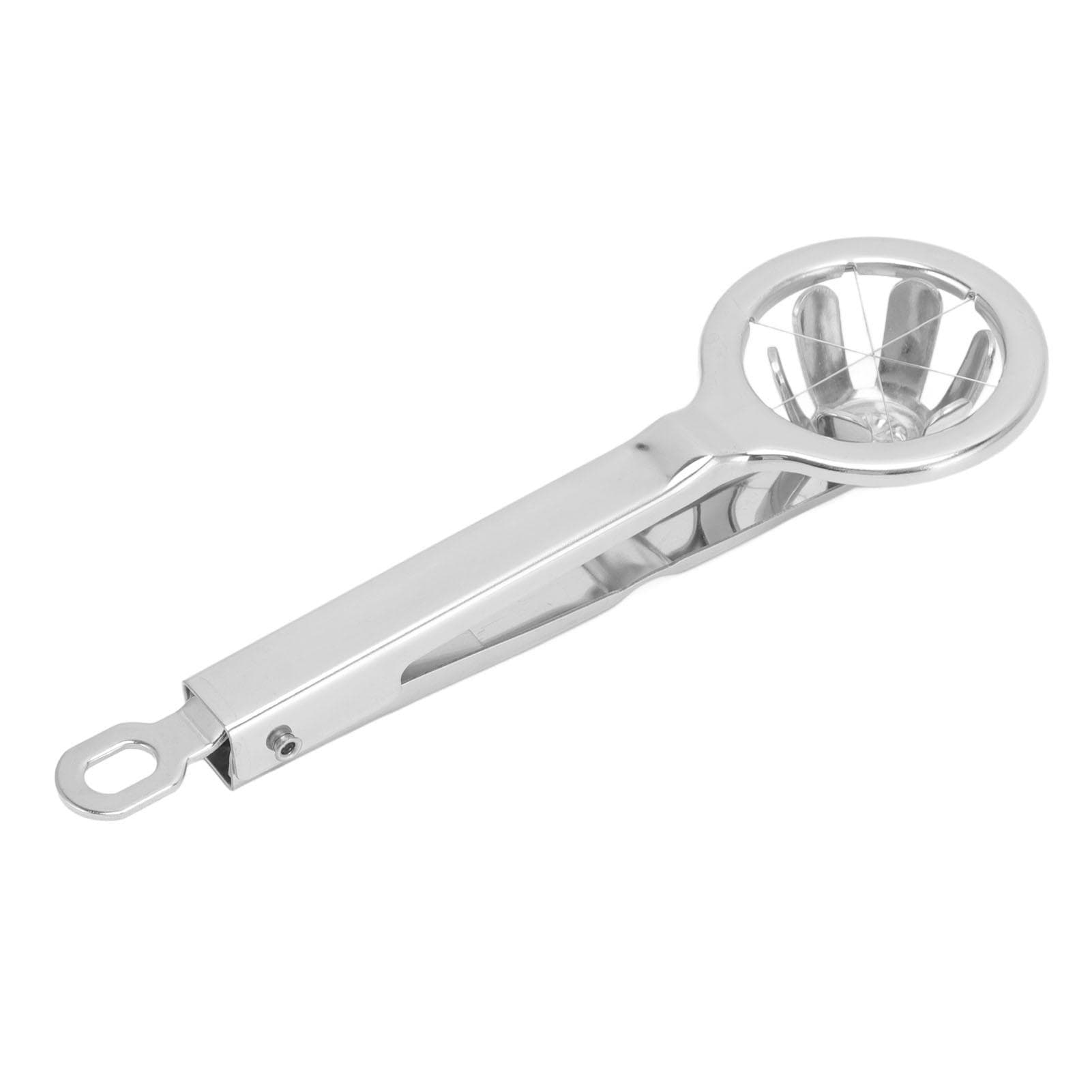 Egg Cutter 304 Stainless Steel Rust Proof Labor Saving Multi Functional Egg Splitter for Kitchen