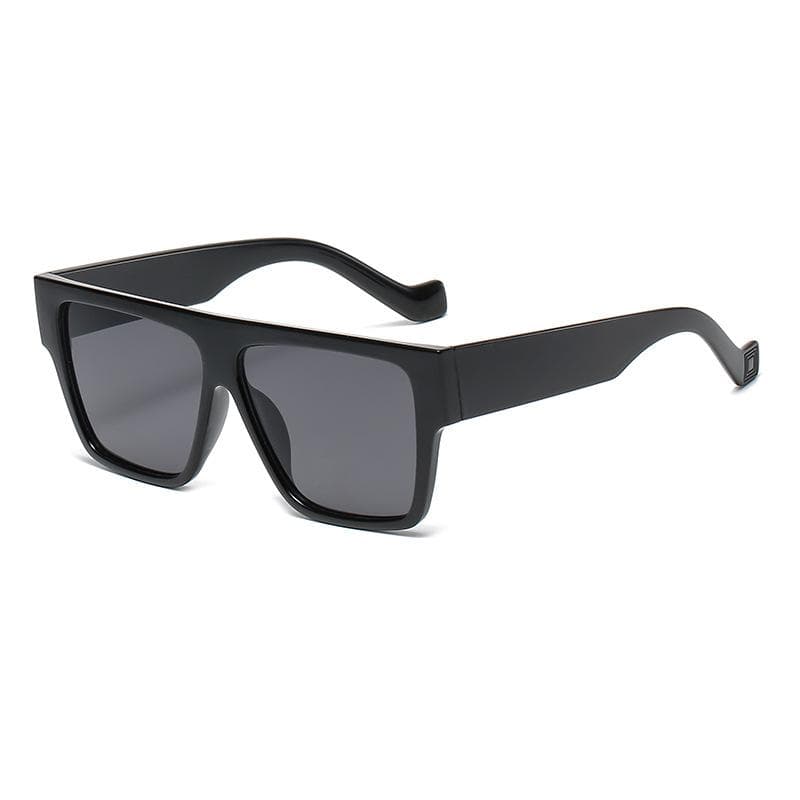 Classic Oversized Square Sunglasses Women Black Gradient Vintage Big Shades UV400 Protection Fashion Sun Glasses As Picture