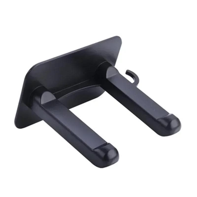 Hair Dryer Holder Stand Saving Space Punch-Free Wall Mounted Hair Dryer Storage Rack Bracket for Dysons Bathroom Organizer black