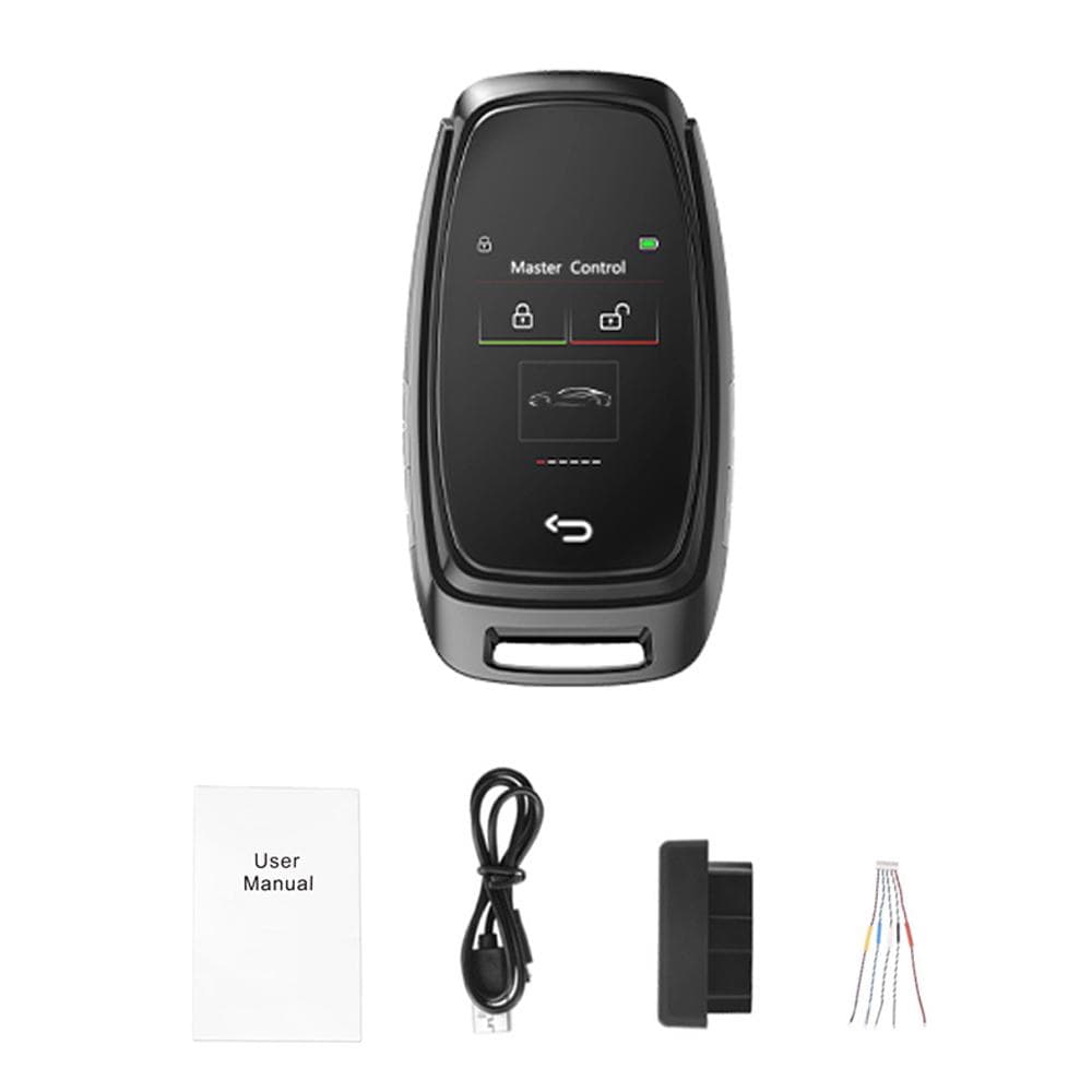 Car Intelligent Key with LCD Touchscreen Comfort Access Keyless Entry Touchless Remote Control Door