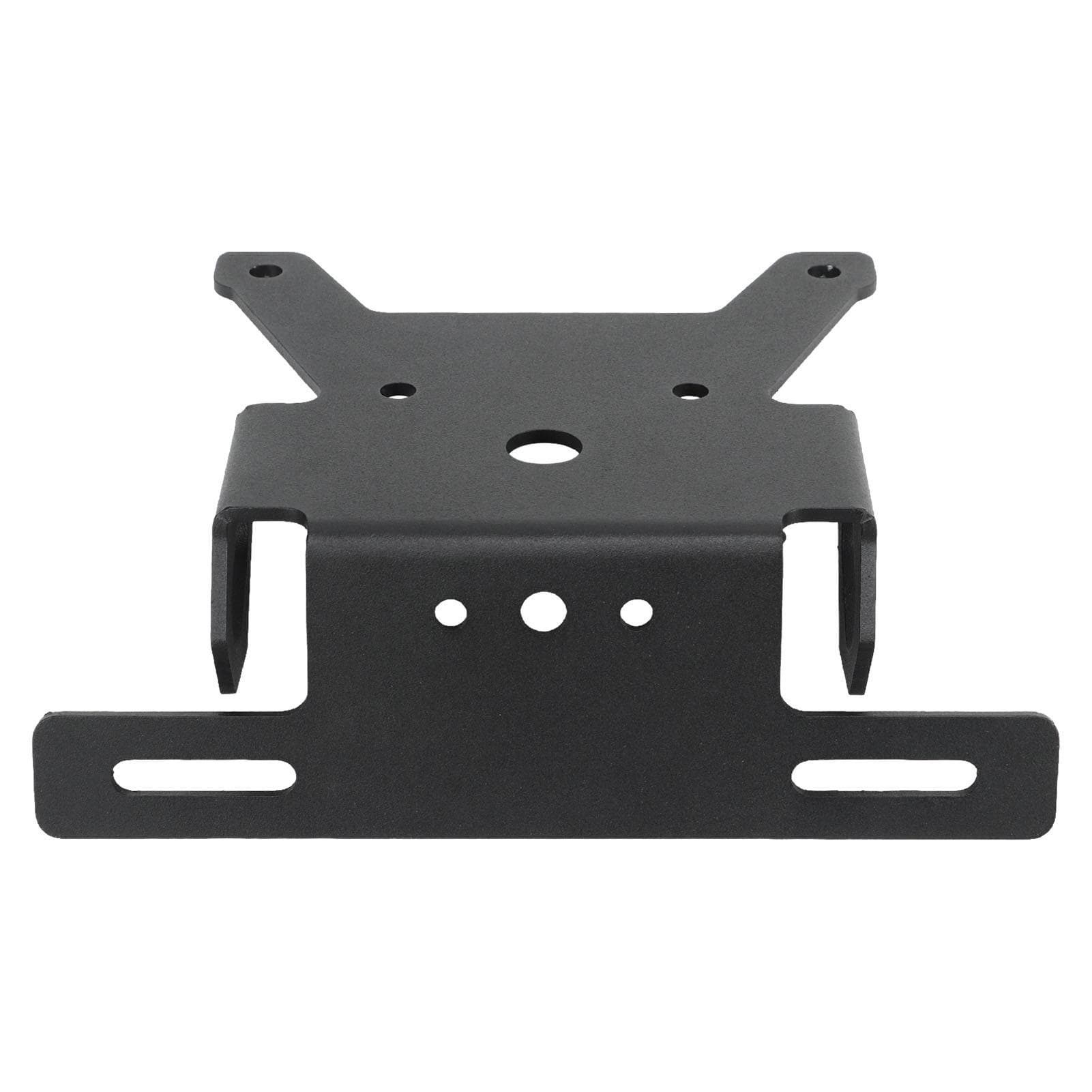 Motorcycle License Plate Holder Carbon Steel License Plate Fixing Frame Bracket with LED Light