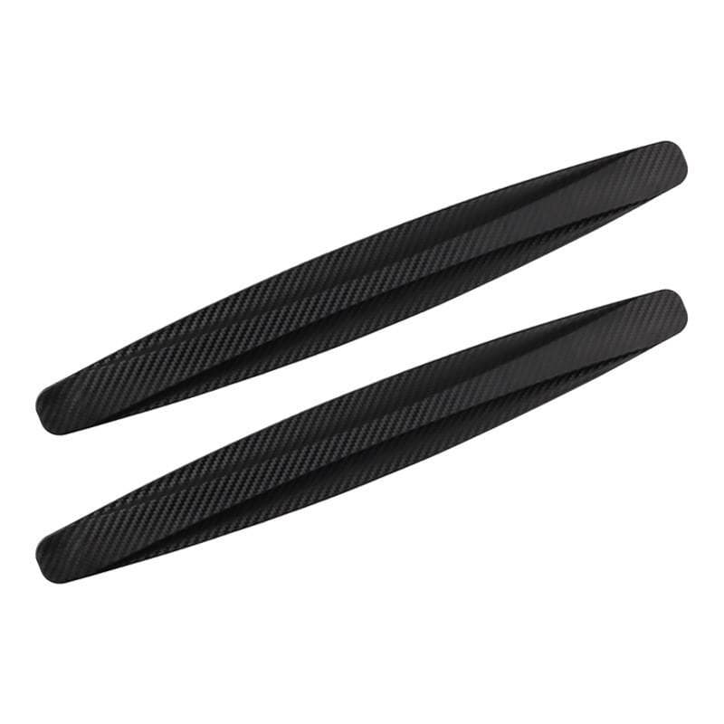 2pcs Car Bumper Protector Strip Guard Corner Protection Strips Scratch Crash Blade Anti-collision Auto Accessories black