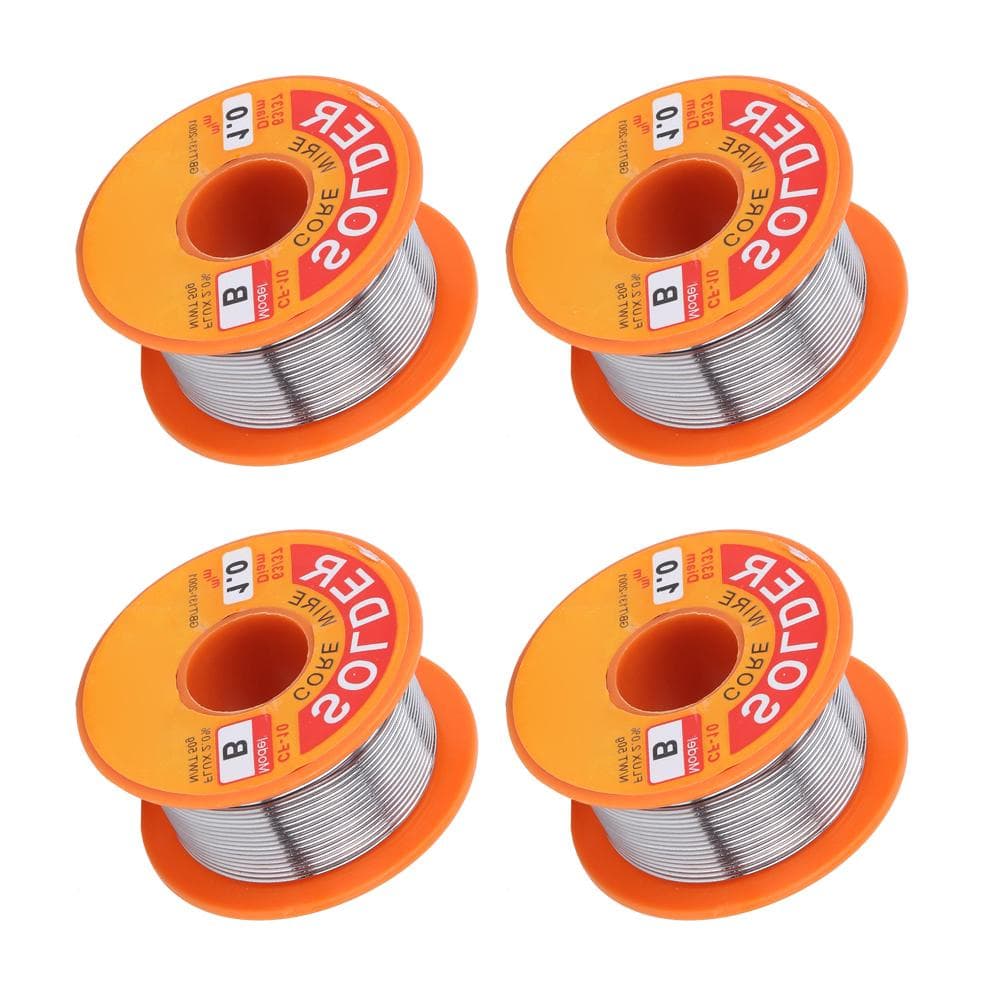 4Pcs Solder Core Wire Tin Flux Soldering Welding High Purity NoCleaning Reel 50g 1mm