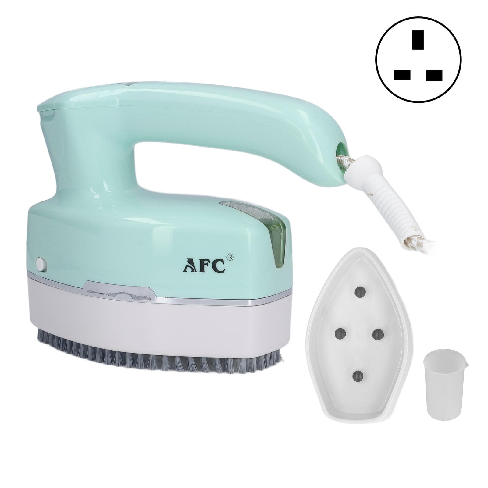 Mini Ironing Machine 2 in 1 1500W Three Levels Adjustable 5 Well Large Spray Steam Iron
