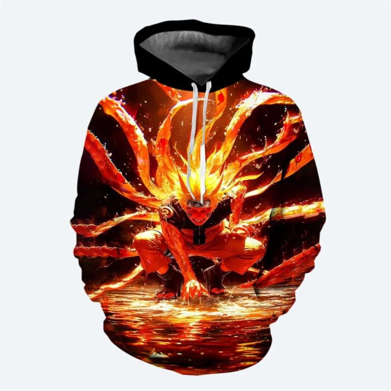 Uzumaki Naruto Boys Girls Hoodie MINISO Men's Hoodie 3D Print Fashion Pullovers Uchiha Sasuke Men's Hoodie Casual Men's Clothing 5XL