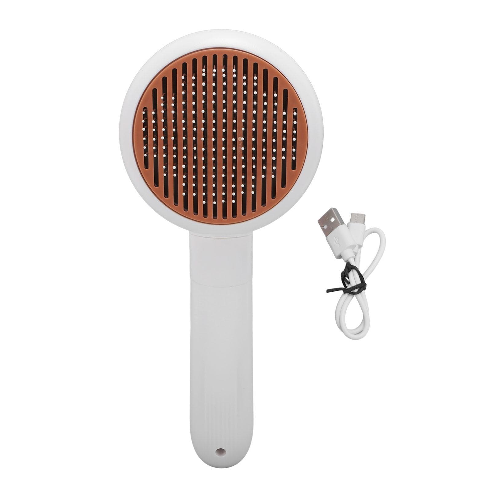 Cat Shedding Brush Cat Nail Grinder 2 in 1 Electric Multifunction Rechargeable Pet Hair Brush for