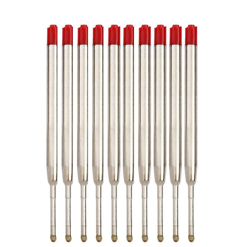 5/10/20pcs L:3.9 In Ballpoint Pen Refills for Parker Pens Medium Point blue red Black Ink Rods for Writing Office Stationery 10 PCS