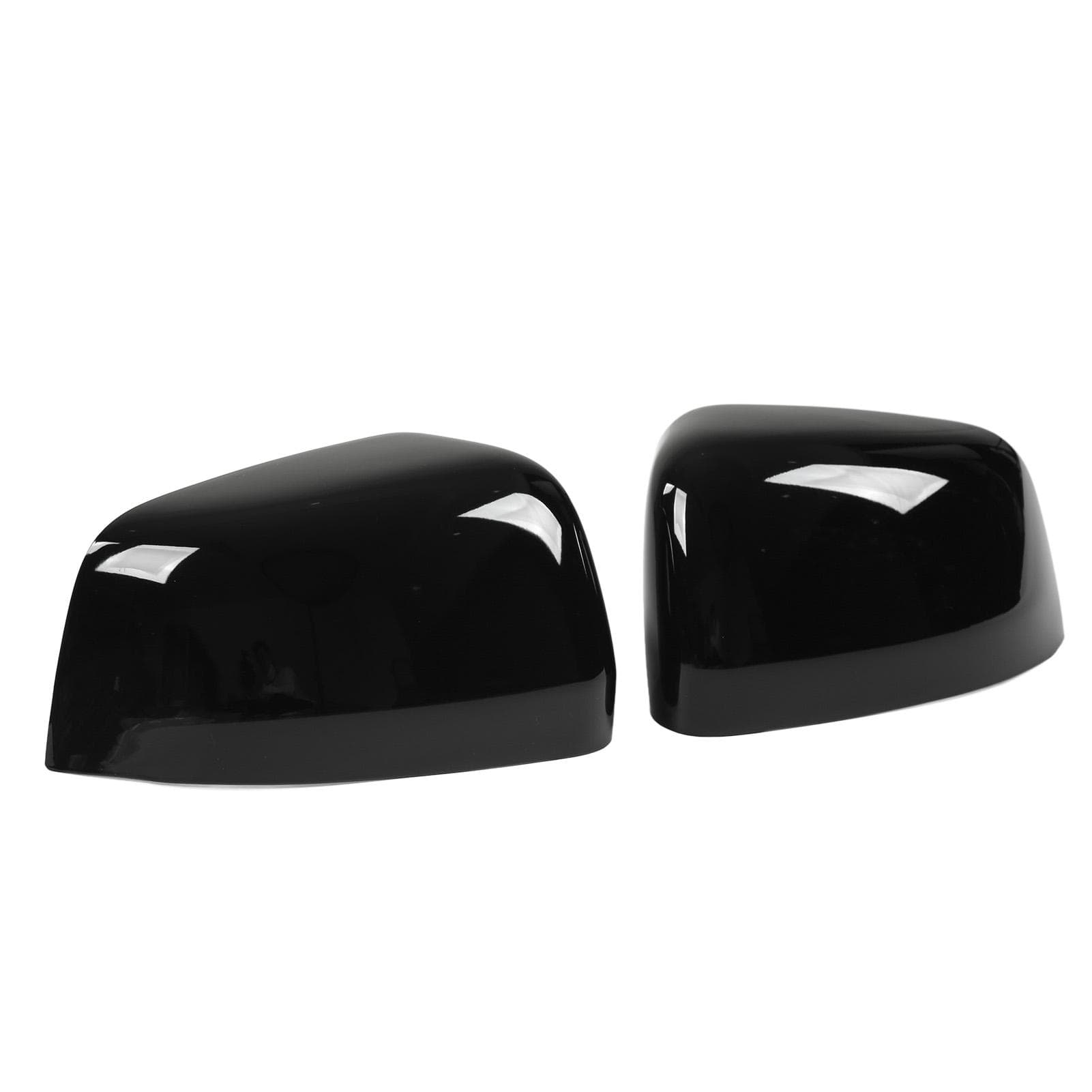 Door Rear View Mirror Cover Sticker Glossy Black Wing Mirror Housing Protector Replacement for Jeep