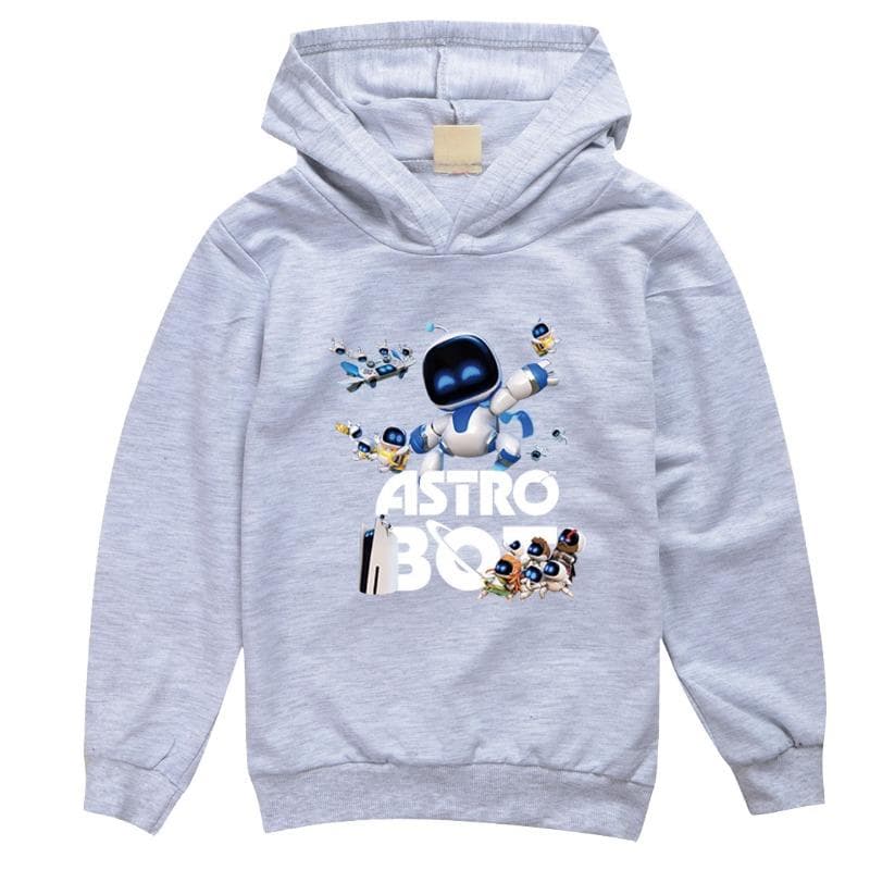 Game Astro Bot Hoodie Kids Comic Clothes for Teens Girl Pullover Long Sleeve Coats Boys Soft Fabric Outerwear Children Clothing 120