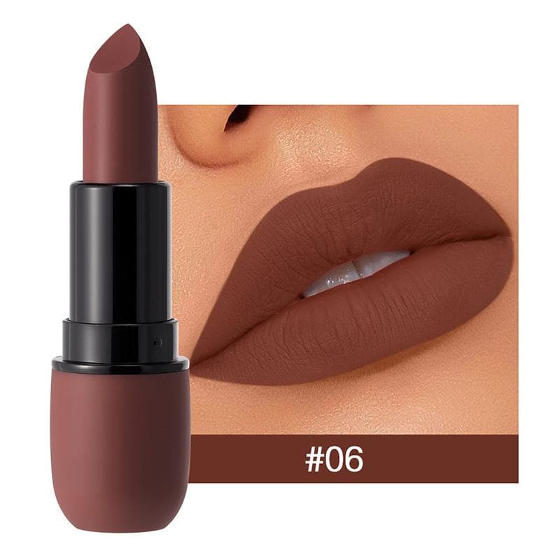 Matte Velvet Lipstick Moisturizing Waterproof Long-lasting Lipstick for Women's Make-up