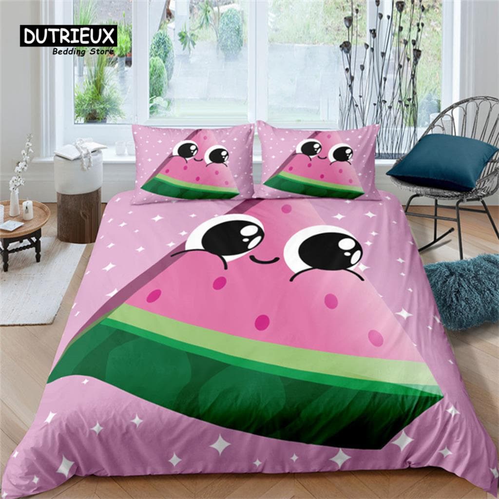 Cartoon Cute Panda Duvet Cover Twin For Boys Girls Kids Teens Soft Animal Theme Panda Bedding Set With Pillowcases Bedroom Decor AU Single(140x210cm)