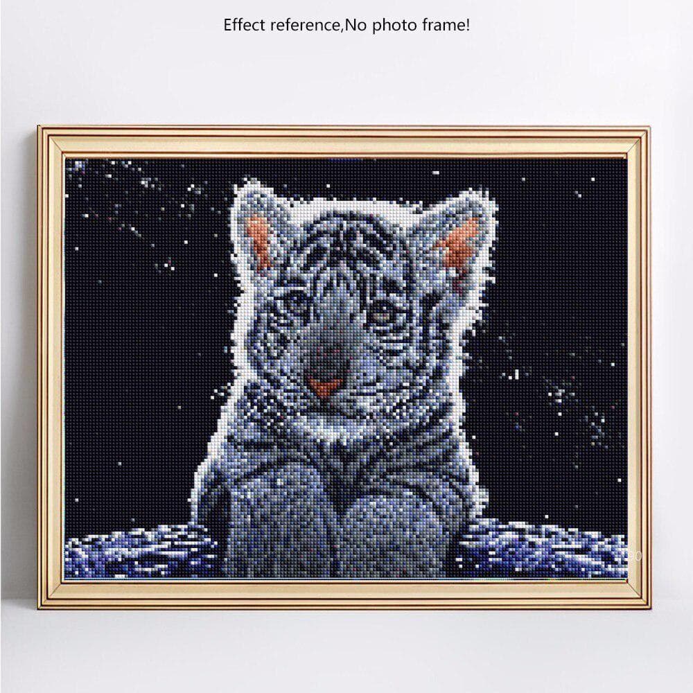 5d Diamond Painting Full Drill Round Animals Diamond Mosaic Sale Cat Diamond Embroidery 20X30