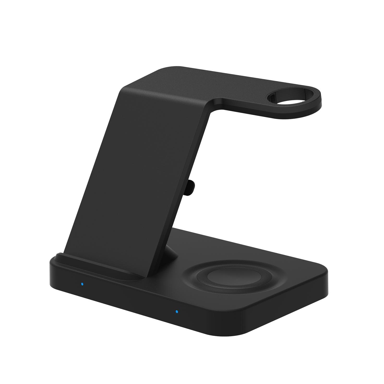 F16 Wireless Charger 5 in 1 Wireless Charging Station for Multiple Devices 15W Fast Charging Dock black