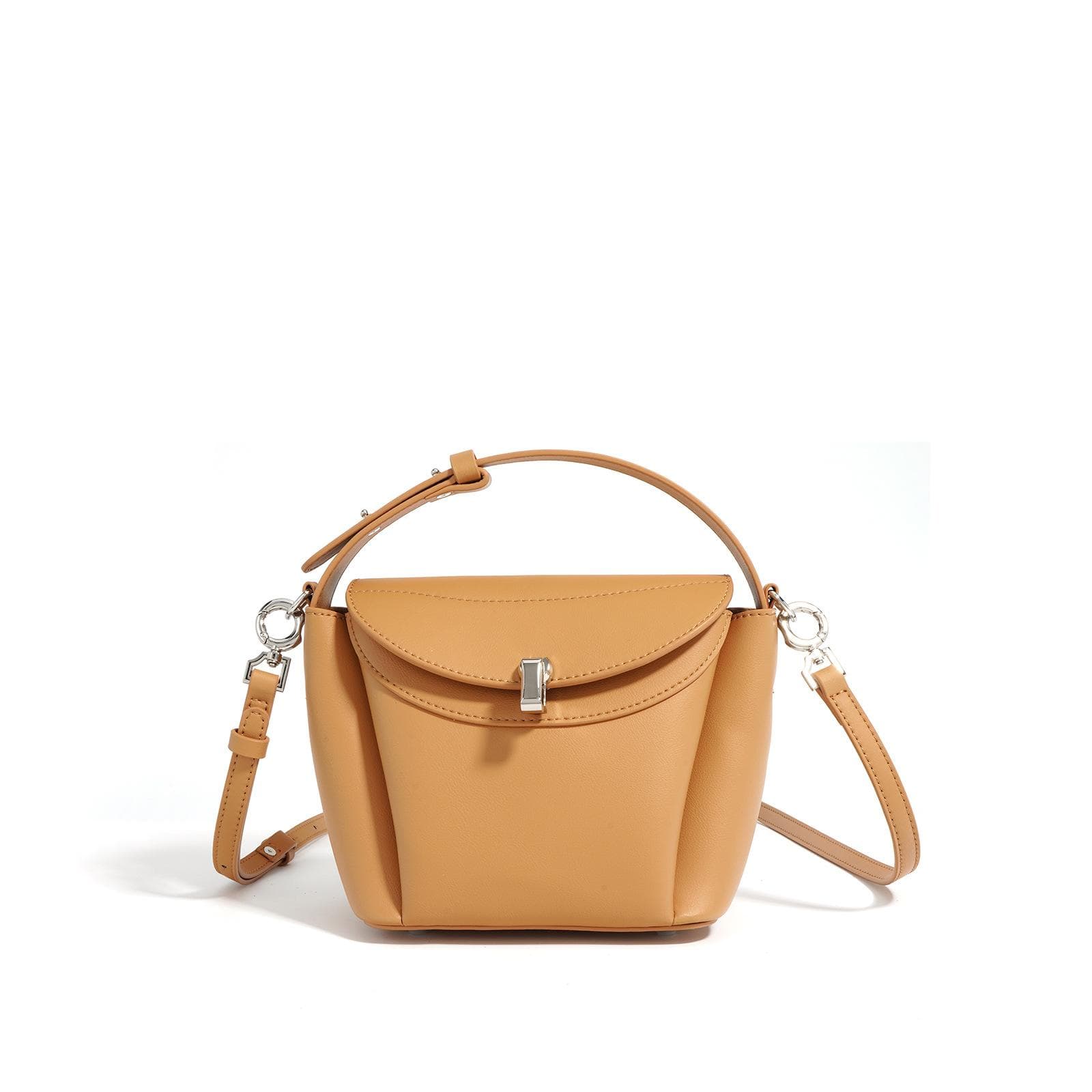 Leather Pillow Bag for Women Crossbody Bag Handbag for Women High-end Light Luxury Macaron Color Rice Dumpling Bag