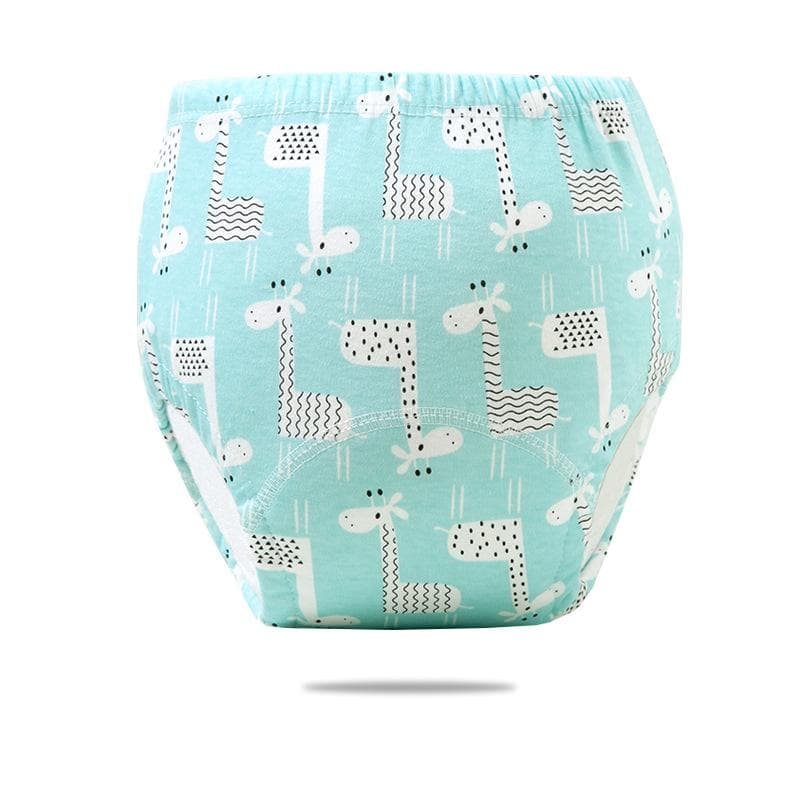 6 Layer Waterproof Reusable Cotton Baby Training Pants Infant Shorts Underwear Cloth Baby Diaper Nappies Panties Nappy Changing 100 yards [16-26 kg]
