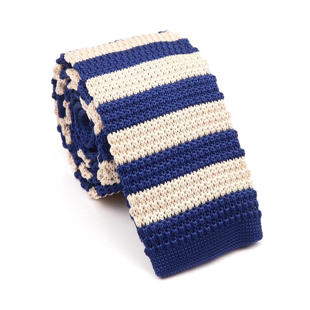 Men's, Solid Color, Knitted Tie, Leisure, Slim Neckties, Wedding, Business,