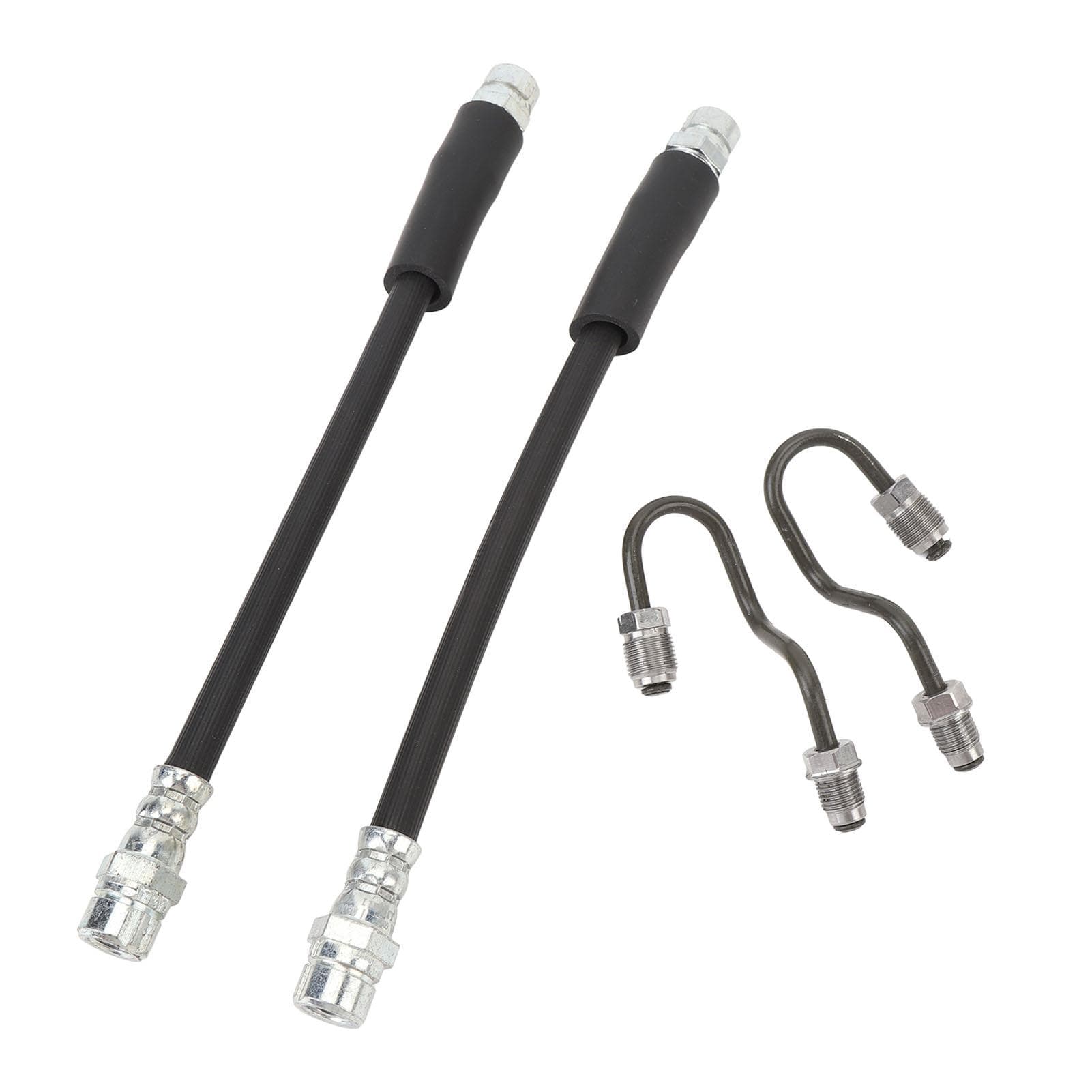 Rear Brake Hose and Clips Set 1K0611764L Metal Rubber Brake Line Brake Pipes for MK5 MK6