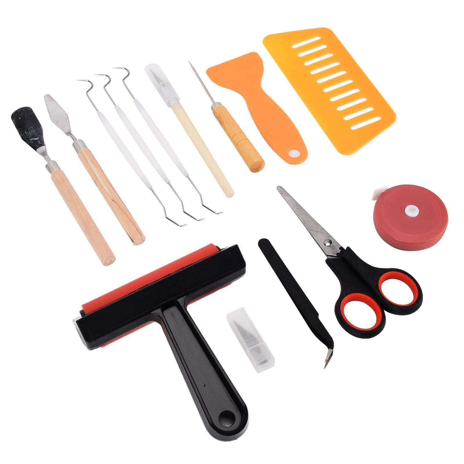 Weeding Tools 19 Complete Craft Vinyl Weeding Tools Set with Storage Box for Crafts Sewing