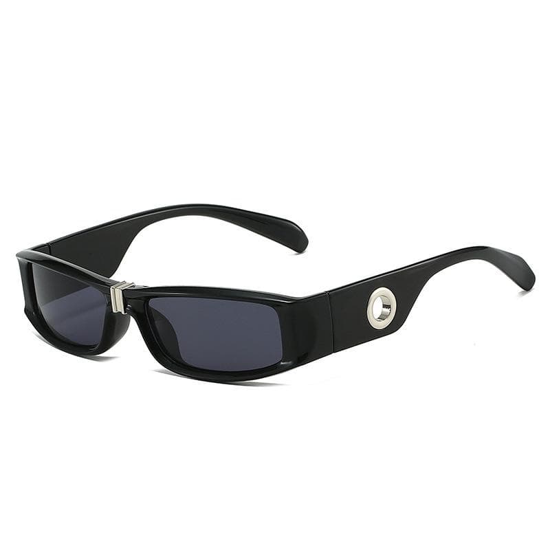 New Square Retro Y2k Sunglasses Women Men UV400 Steampunk Vintage Rectangle Eyewear Black Oculos De Sol