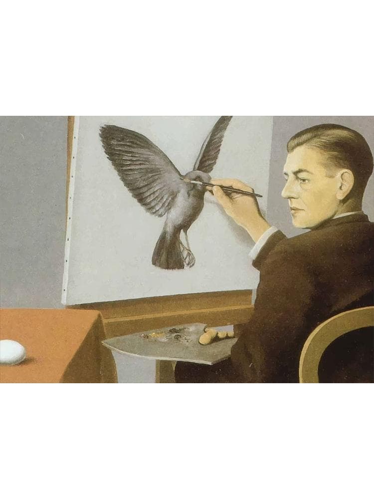 Famous Surrealism Arts Posters Canvas Painting Abstract Rene Magritte Wall Picture Print For Gallery Bedroom Home Decoration 70x120cm No Fram