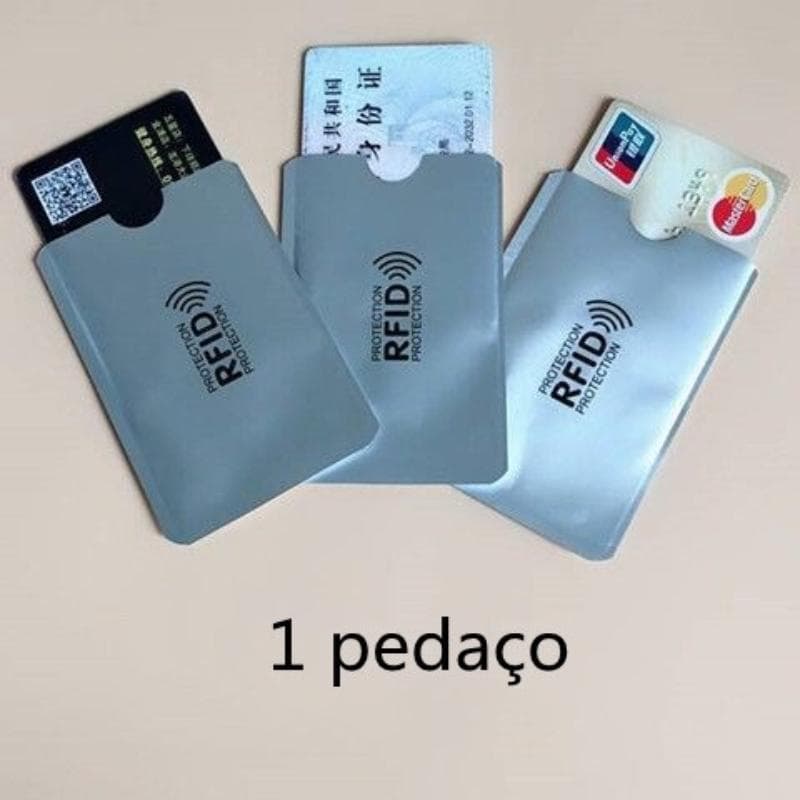 Identity information theft RFID shielding cover protection security card cover 82*62mm