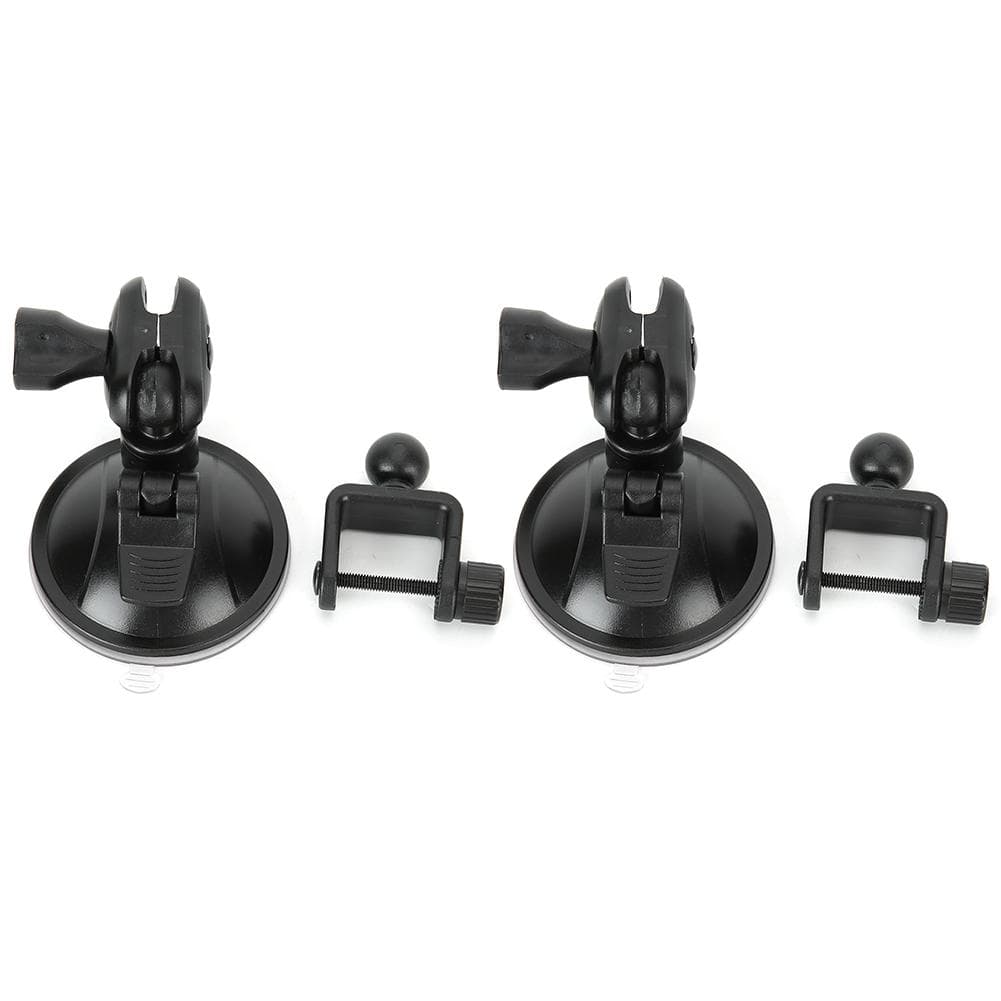 2Pcs 360 Degree Rotating Driving Video Recorder Sucker Bracket 65mm GPS Suction Cup HolderU Shape