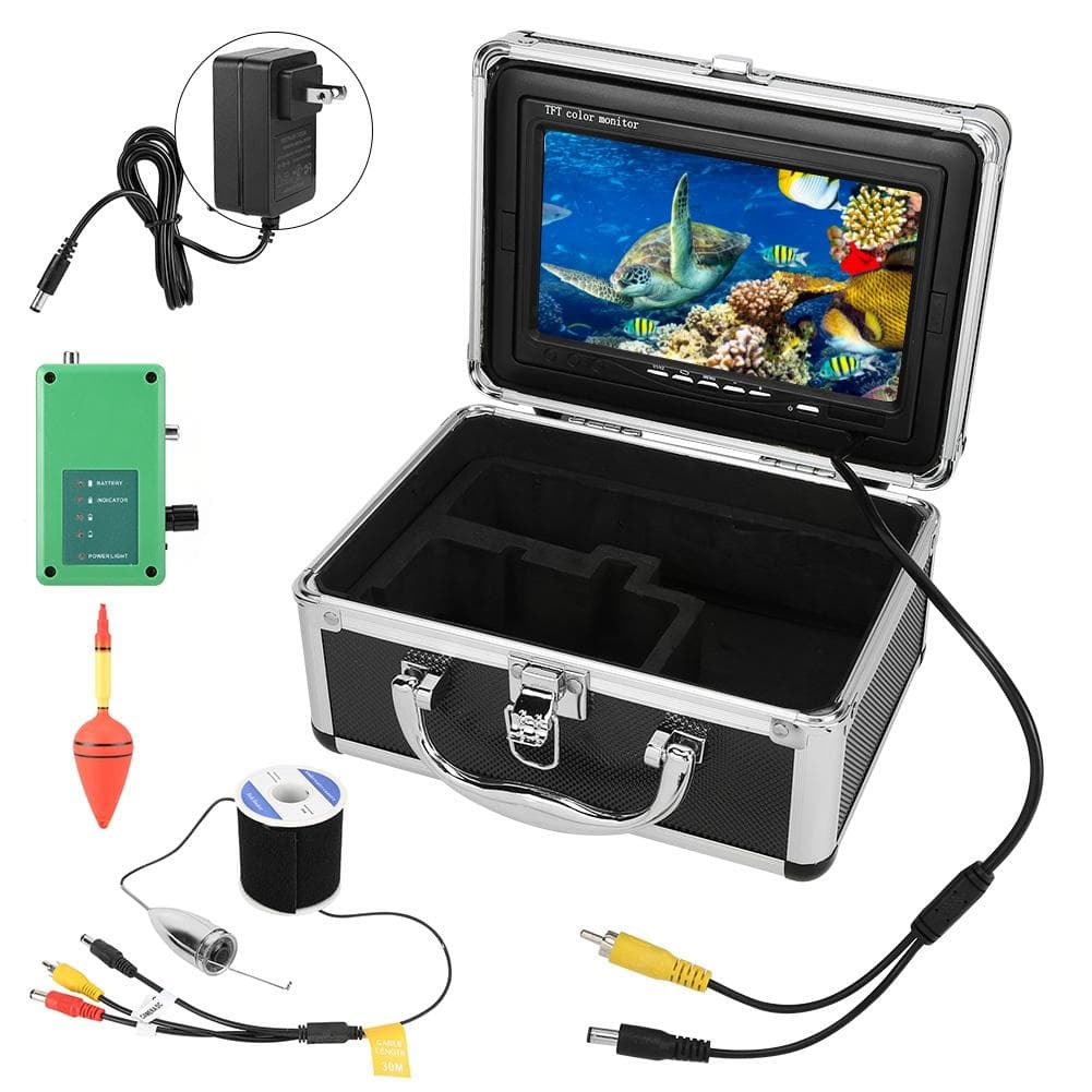 1000TVL Waterproof 6 LEDs Fishing Video Camera Fish Finder Under Water with 65.6ft Cable