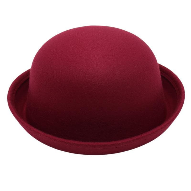 Bowler Jk Top Hat Kids Jazz Hat College Style Felt Hat Cute Boy And Girl Baby Sun Hat Parent-Child adult average size head circumference 57cm
