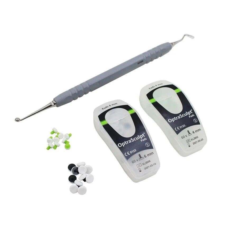 Optrasculpt Pad Dental Ivocler Vivadent Assortment Kit Anterior And Posterior Composite Resin Tool Foam Modeling Dental Tools white