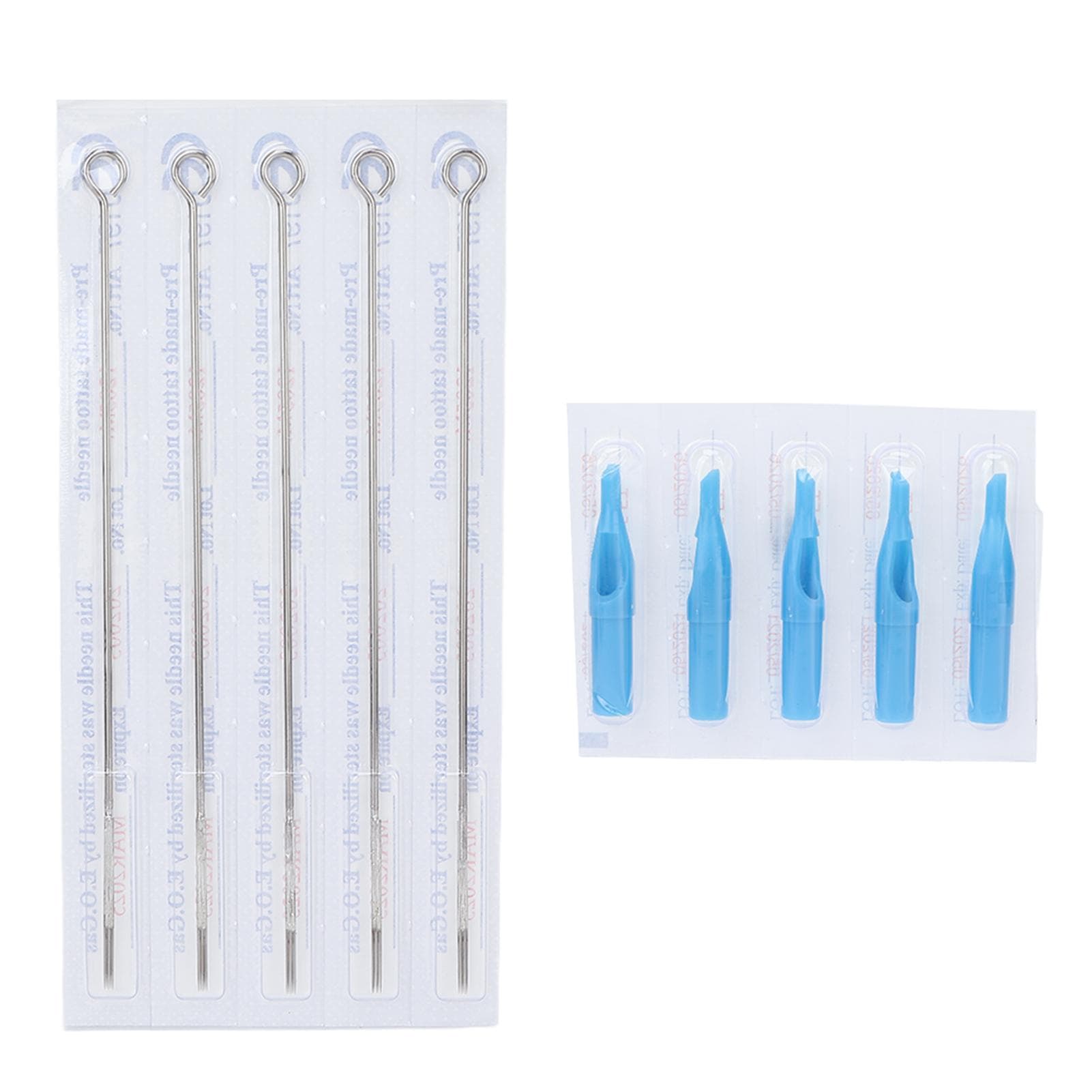 Tattoo Needles Tips Set 50pcs Disposable Stainless Steel Long Tattoo Needles 50pcs Tattoo Needles