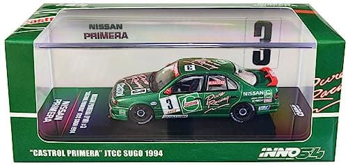 Inno Models 1/64 Scale Nissan Primera (P10) #3 Castrol Primera JTCC Sugo 1994 Finished Model