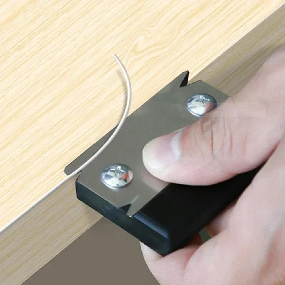 Manual Edge Trimmer Right Angle Woodworking Plane Edge Sealing Blade Wood Chamfer and Rounded Blade Woodworking Hand Tool silver