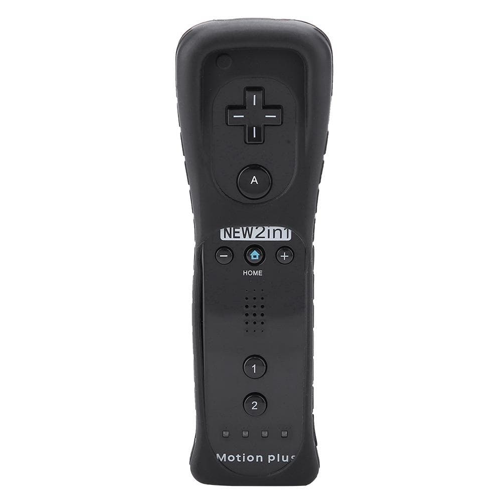 Somatosensory Game Handle Controller Gamepad Built in Accelerator For Nintendo Wii WiiU(Black) black